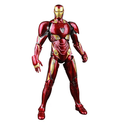 ZD Toys 7" Iron Man Action Figures – Joint Movable MK1 to MK50 Movie Collectible Dolls