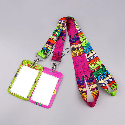 Animated Comedy Lanyard — Key Neck Strap for ID Card, Cell Phone, Badge Holder, Keychain Accessories & Gifts