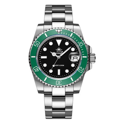 ADDIESDIVE Men's Stainless Steel Quartz Watch — Waterproof Business & Outdoor Sports Timepiece