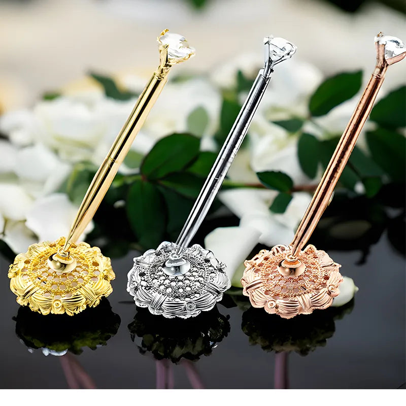 Diamond Wedding Guest Book Pen - Elegant Signing Accessory for Bride and Bridesmaids, Perfect for Bridal Shower and Bachelorette Party, 1pc