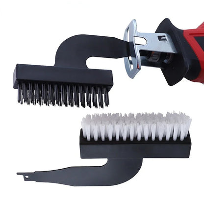 Electric Cleaning Wire Brush - Saber Reciprocating Saw Universal Brush Head for Rust Removal - Cleaning Tool Accessories