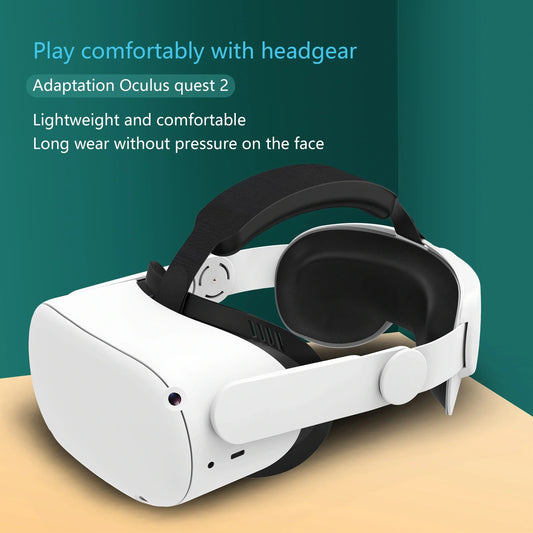 Adjustable Head Strap for Oculus Quest 2 – Elite VR Replacement for Comfort & Support