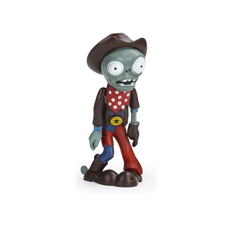 Plants vs Zombies Anime Action Figures – Peashooter & Pirate Zombie Model Set, Collectible Game Characters Kids Toy Gift Statue Figures