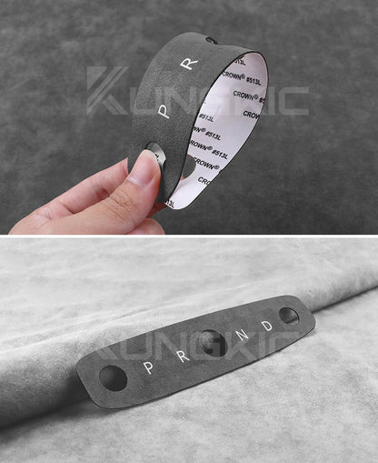 KUNGKIC Italian Top Suede Reading Light Frame Trim Stickers for Tesla Model 3 Highland 2024+ – Car Interior Decor Accessories