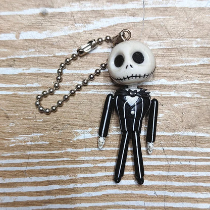 Disney The Nightmare Before Christmas Keychain – Jack Skellington Pendant Cute Doll Jewelry Accessory