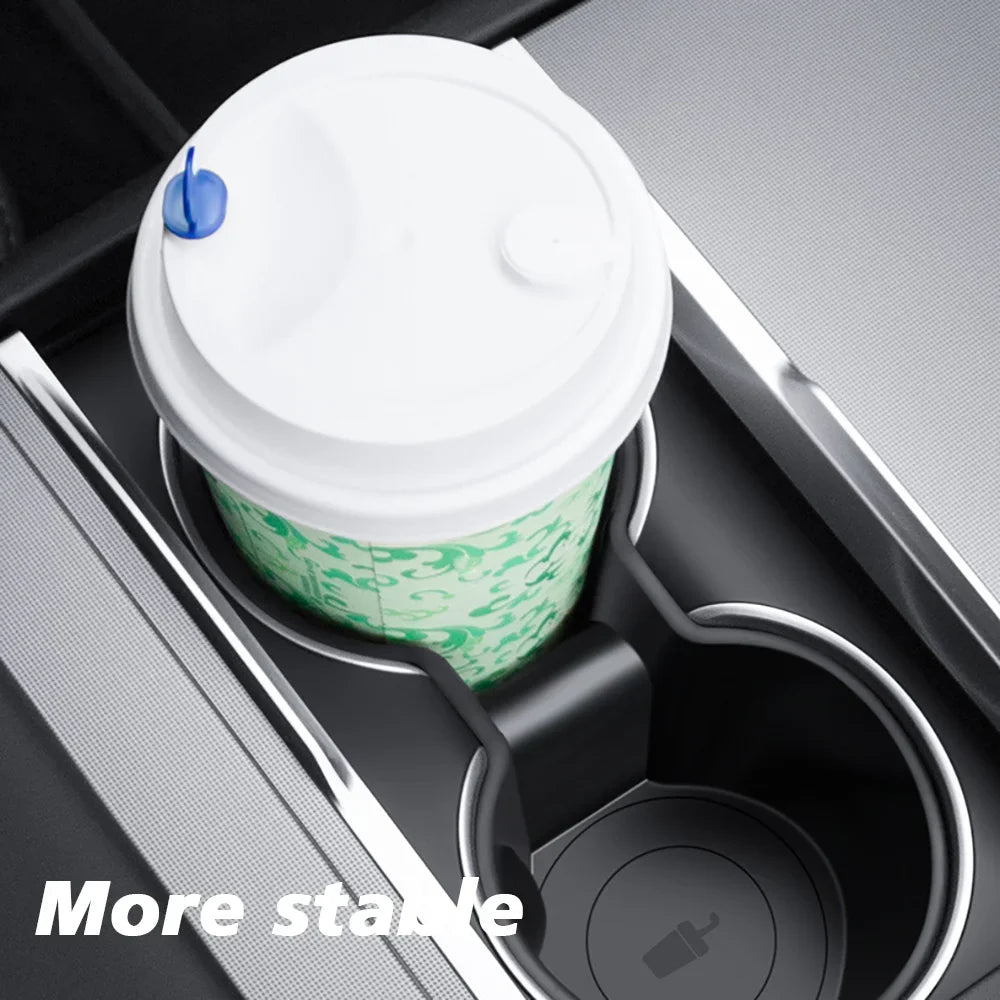 Center Console Cup Holder – Water Bottle Holder for Tesla Model Y (2025–2026) & Model 3 Highland