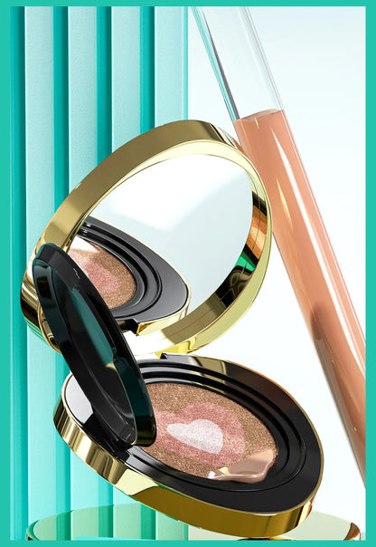Korean 3-in-1 Air Cushion Foundation Set – BB & CC Cream with Concealer, Nourishing Makeup Base