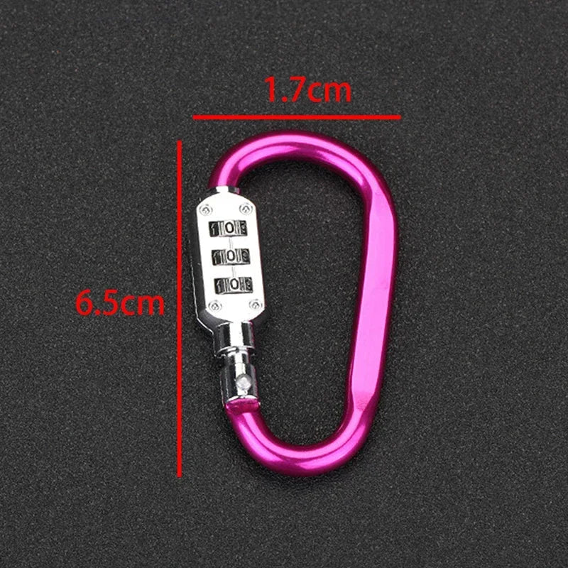 3 Digit Combination Code Lock: Padlock for Luggage, Backpack, Handbag, Suitcase - Outdoor Firm and Durable Security