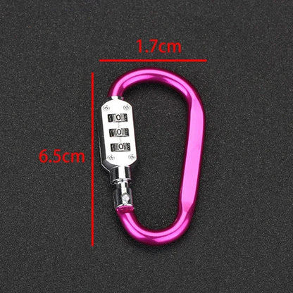 3 Digit Combination Code Lock: Padlock for Luggage, Backpack, Handbag, Suitcase - Outdoor Firm and Durable Security
