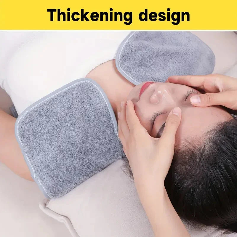 U-Shape Microfiber Towel — Salon Spa Facial & Neck Treatment Cosmetic Accessory