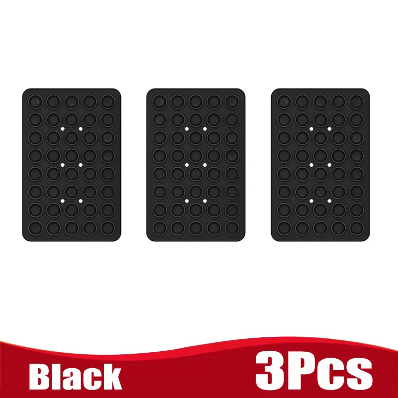 Silicone Suction Cup Phone Holder – Double-Sided, Anti-Slip Mobile Mount, Detachable Rubber Pad for Smartphones