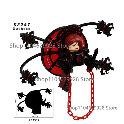 KDL Skibidi Toilet Man Anime Block Figures – TVMan, Titan, Cameraman & Speakerman Model Toy Gift for Kids