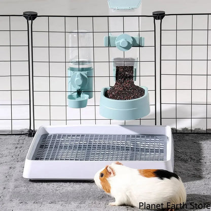 4/10PCS Waterproof Cage Liners – Anti-Slip Absorbent Bedding Mats for Rabbits, Guinea Pigs & Small Pets