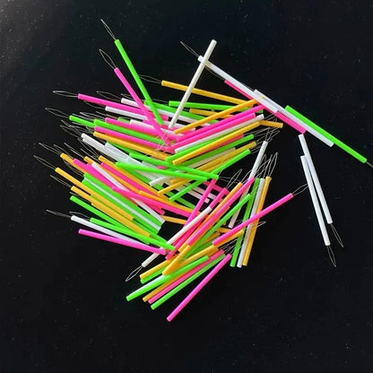 Cylindrical Colorful Needle Threader – DIY Sewing Accessories for Threading Needles, Beading & Sewing Tools