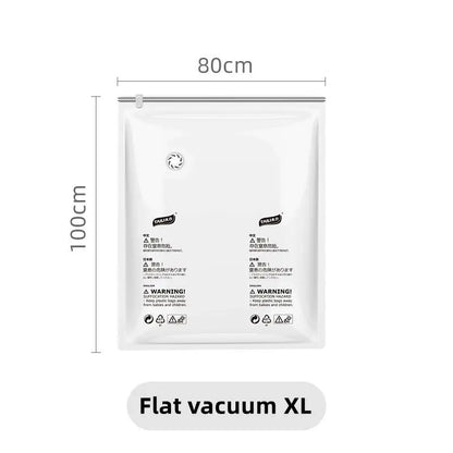 New Patented Vacuum Storage Bags – Large Plastic Bags for Clothes, Blankets, Compression, Travel Accessories