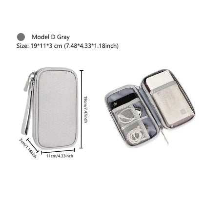 Waterproof Travel Cable Organizer Bag – Portable Digital Storage Pouch for Electronic Accessories