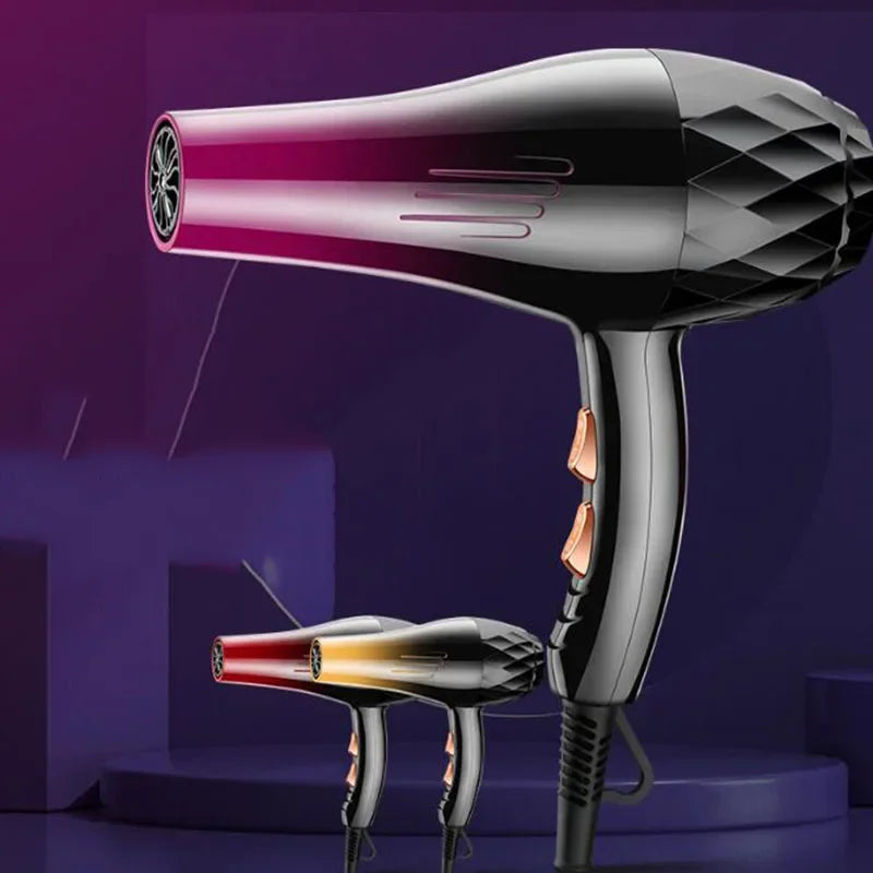 Professional Hair Dryer 1200W/2200W – High Power Blow Dryer Brush for Salon & Barber Hairdressing