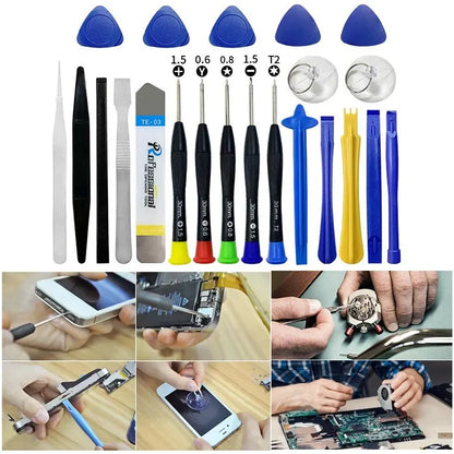 22-In-1 Multifunctional Mobile Phone iPad Laptop Screwdriver Maintenance Kit - Repair Tools Opening Set for Handy Repairs