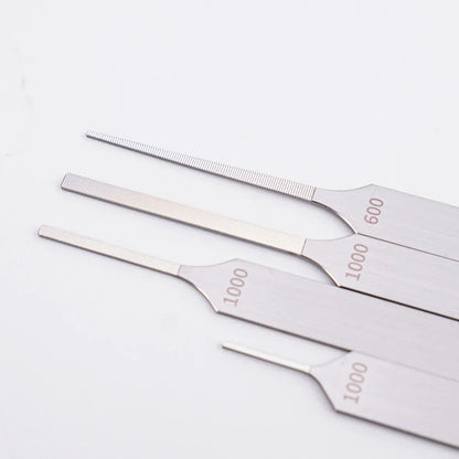 Double-Sided Model Sanding File – 1mm-3mm Narrow Nose for Deep Crevices and Small Model Parts