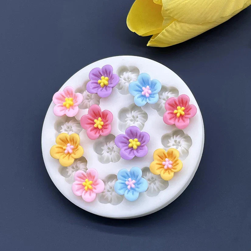Flower Daisy Silicone Mold — Sugarcraft, Fondant & Cupcake Baking Tool for Cake Decoration