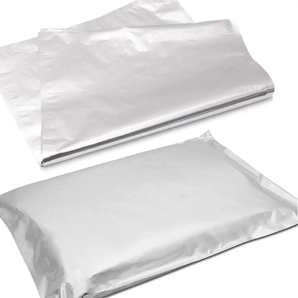 10-Pack 5-Gallon Mylar Bags — Resealable Aluminum Foil Food Storage, Light-Proof & Food-Grade (20"x30")