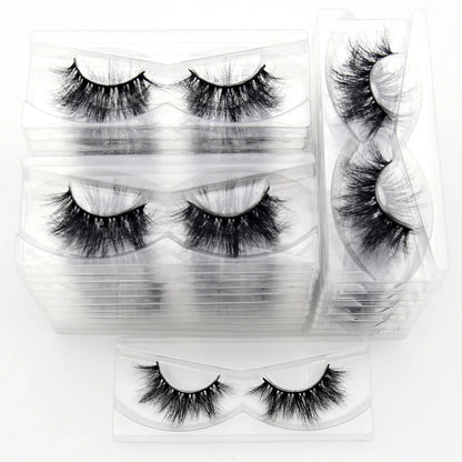 Visofree 3D Mink Eyelashes – 30/40/100 Pairs Handmade Full Strip Lashes with Tray, Cruelty-Free False Lashes for Makeup