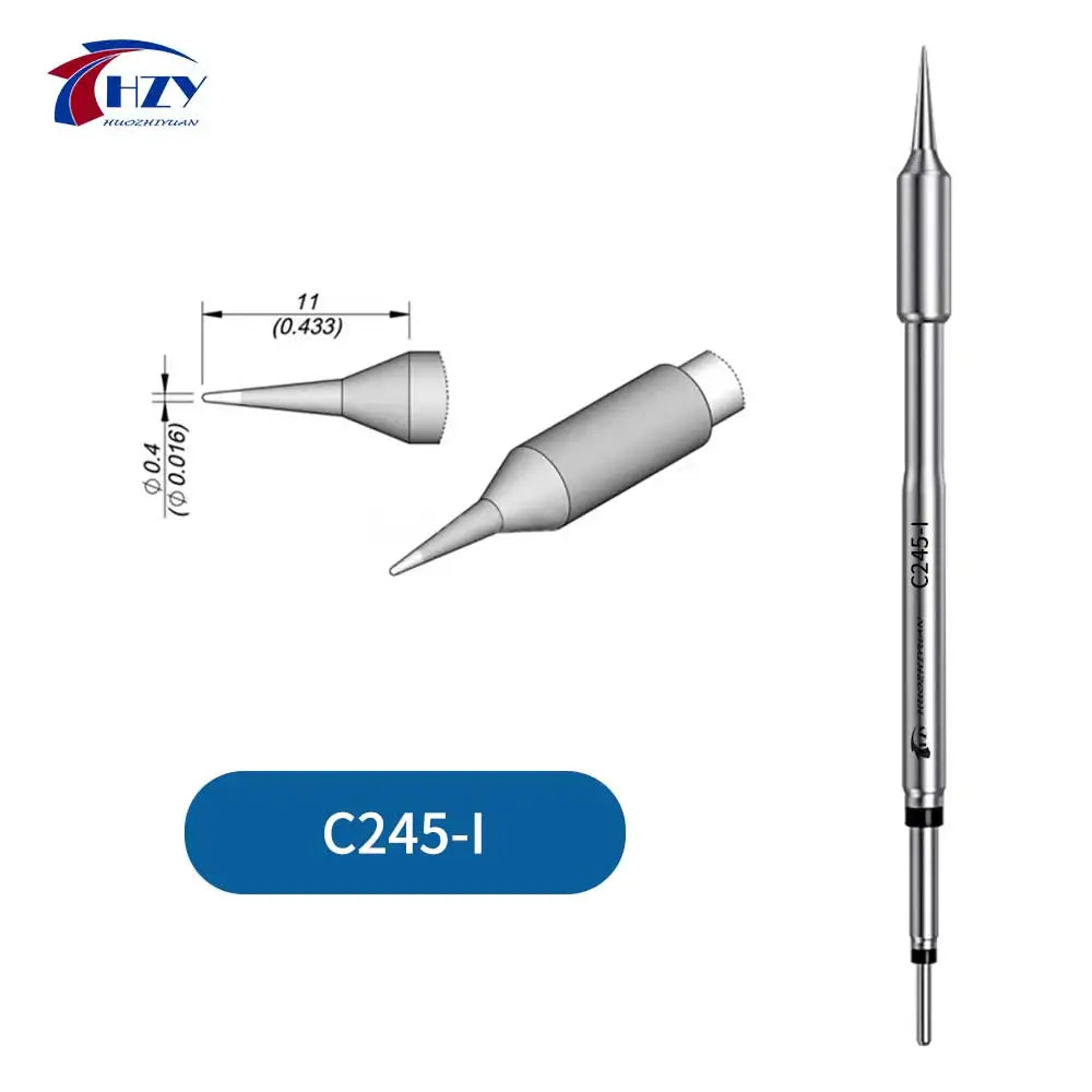 HZY C245 Series Soldering Iron Tips Set – I/IS/K/SK/939/945/966 Universal T245 Compatible Tips for Phone Repair & Soldering Stations