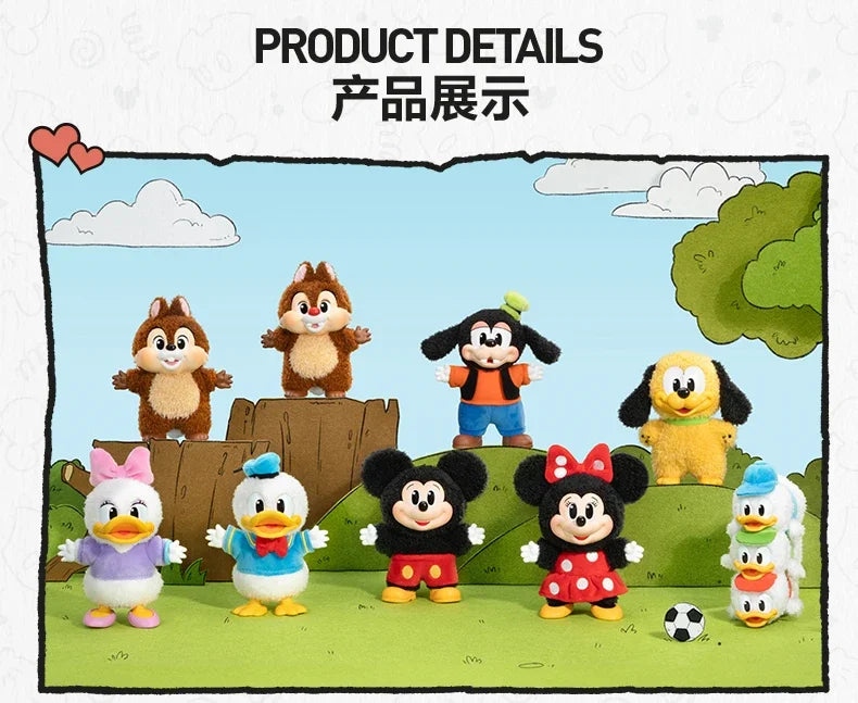 Disney Mickey Family Keychain Blind Box – Cute Minnie, Daisy & Dale Pendant Toys for Kids