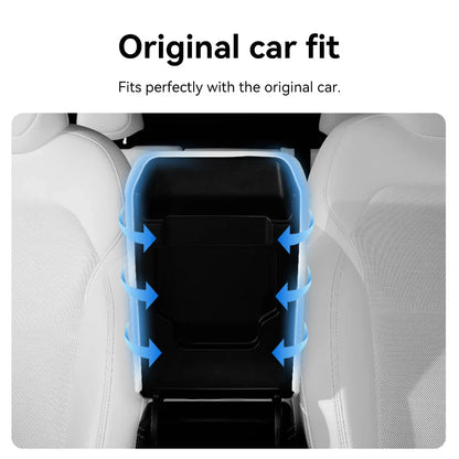 Tesla Model Y Juniper Armrest Pad 2026 TPE Center Console Cover Soft Protective Armrest Box Case Car Accessory