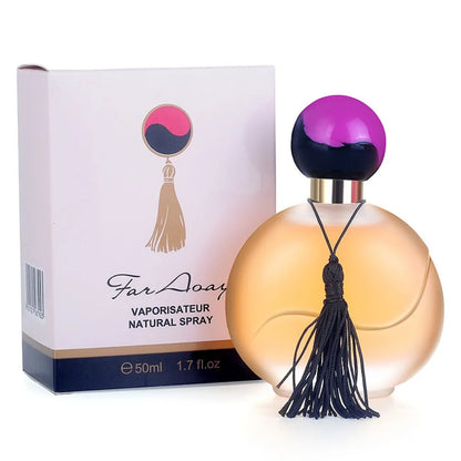 50ml Fresh Citrus Perfume for Women — Long-Lasting Light Orange Scent, High-End Fragrance