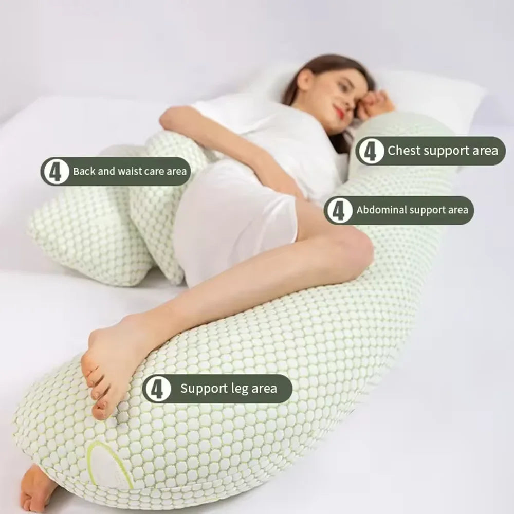 PANGDUBE Multifunctional Pregnancy Pillow – Maternity Sleeping & Breastfeeding Cushion for Pregnant Women