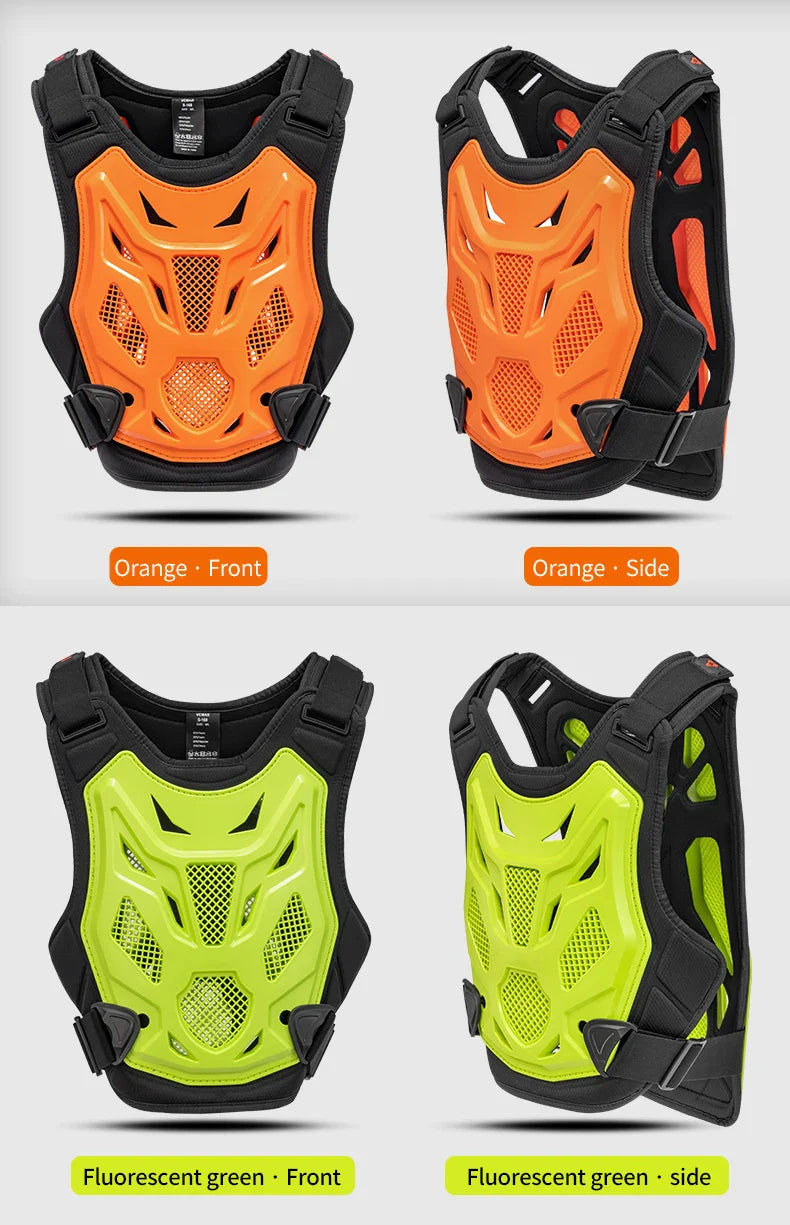 Motorcycle Motocross Racing Vest – Adult Off-Road Armor Chest Protector for Dirt Bike Safety