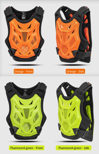 Motorcycle Motocross Racing Vest – Adult Off-Road Armor Chest Protector for Dirt Bike Safety