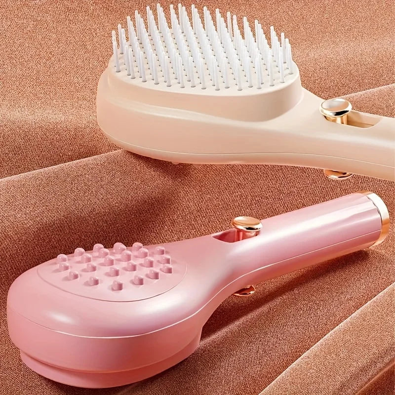 Magic Retractable Hair Comb – Anti-Static Scalp Massager & Detangling Brush for All Hair Types