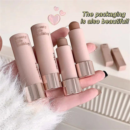 Moisturizing Matte Contour Stick - Waterproof 3D Face Highlight & Concealer Makeup