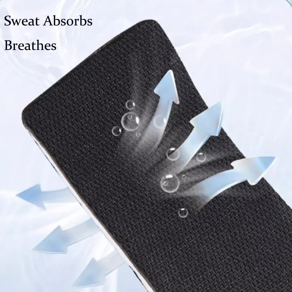2-4cm Memory Foam Insoles – Height Increase Templates for Men, Breathable & Sweat-Absorbent, Running Shoe Accessories