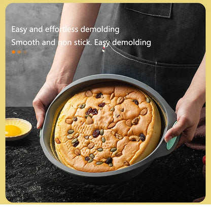 Heat Resistant Silicone Bakeware Set - Loaf, Bread, Muffin, Donut, and Cake Baking Tray Oven Pan Set