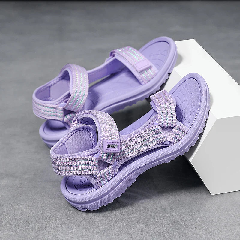 Kids Summer Sport Sandals – Breathable Non-Slip Outdoor Beach Shoes for Boys & Girls | Comfortable Casual Student Footwear for Daily Wear