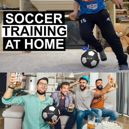 Silent Foam Soccer Ball – Size 3, 5 & 7, Mute Indoor Airless Football for Kids & Adults Fun Sports