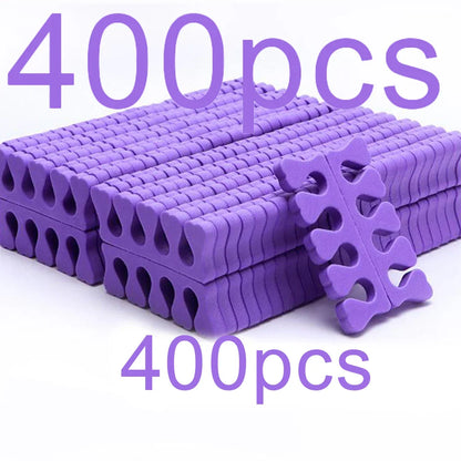 50 Pairs Soft Toe Separators – Flexible Heart Shape Nail Art & Pedicure Tools for Manicure Practice & Foot Care Support