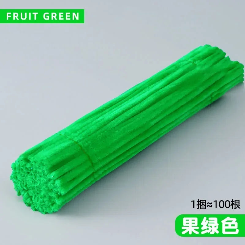 100/50PCS Chenille Stems Bulk – 22 Colors Pipe Cleaners for Kids’ Crafts, DIY Art Projects & Decorations (6mm x 12in)
