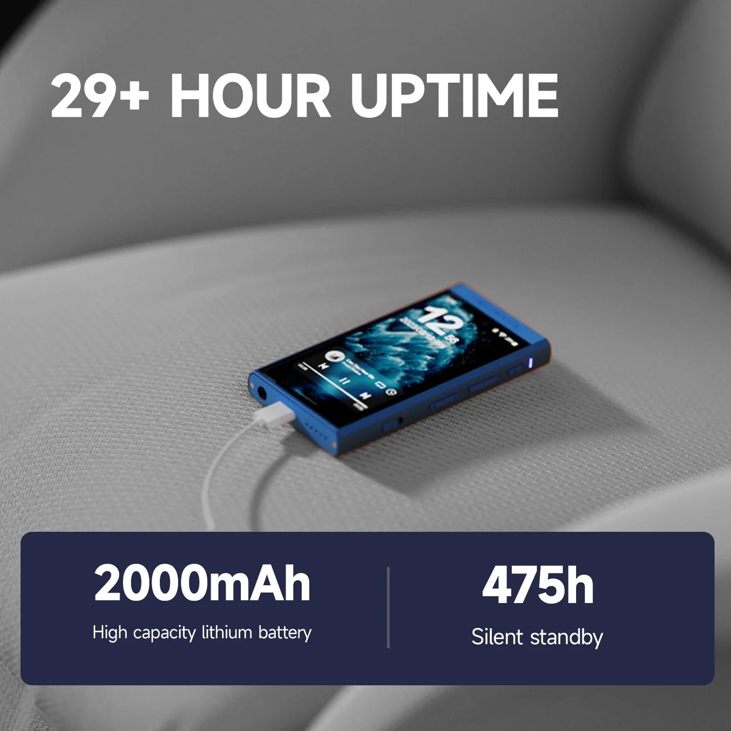 HiBy Digital M300 Android 13 Music Player - MP3, HiFi Audio, Bluetooth, WiFi, USB DAC, DSD, FM Radio, Dual Mic, Built-in Speaker, 29hr Battery