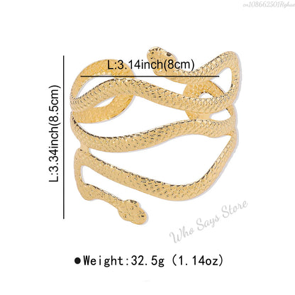 Lacteo Geometric Twisted Upper Arm Cuff Bracelet – Adjustable Water Drop Bangle for Women