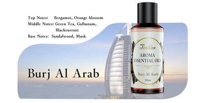 150ml Aroma Diffuser Essential Oil - Hotel Scent for Home, Office, SPA, Car & Clubs (Burj Al Arab Fragrance)