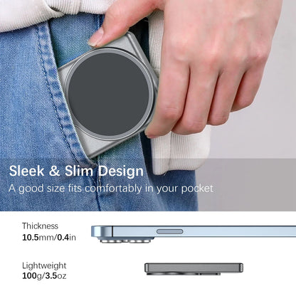 Vlog Selfie Monitor Screen for Phone – Rear Camera Display with MagSafe Magnetic Mount and Wireless Connection for Live Streaming