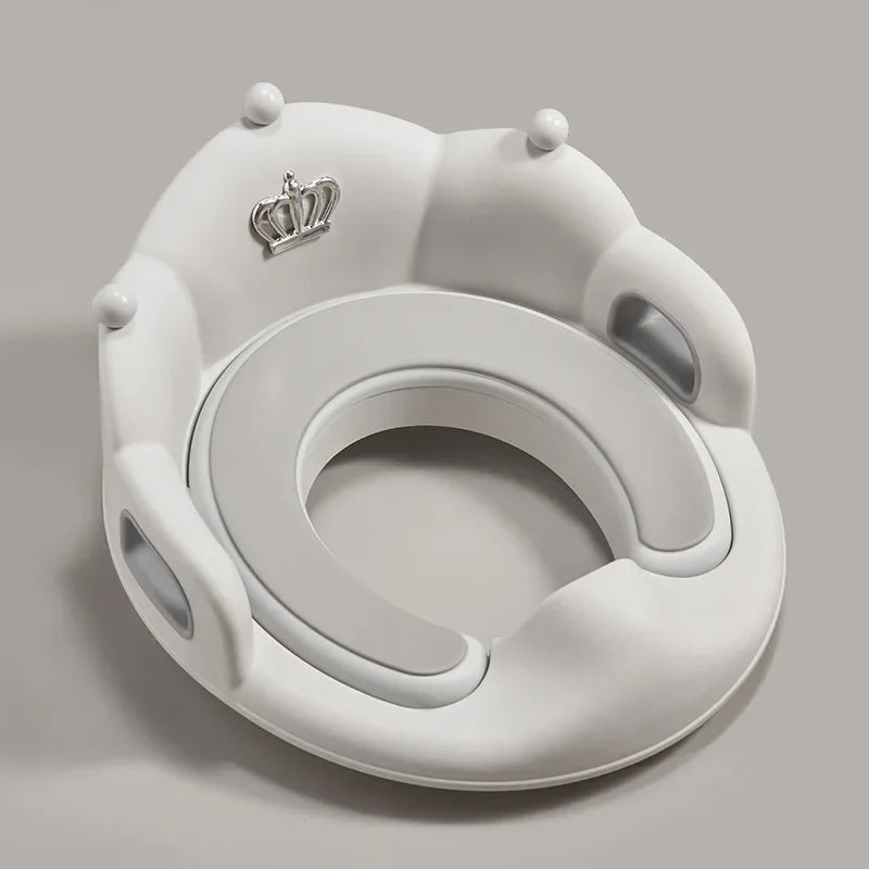 Baby & Kids Toilet Seat Ring - Soft Cushion Potty Training Seat Cover for Girls, Boys & Household Use