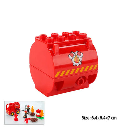 New Large Building Blocks Toys – Cartoon Princess Carriage, Car & Airplane Vehicle Models, Big Bricks Gift for Kids