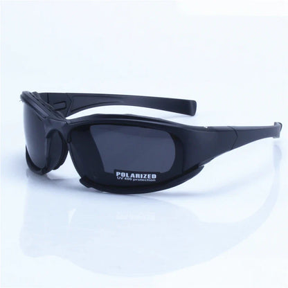 X7 Military Polarized Sunglasses – Bulletproof Airsoft Shooting Goggles for Men, Smoke Lens Cycling Glasses