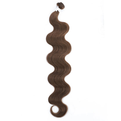 Colorful Body Wave Hair Bundles 613 Piano Blonde – Ombre Synthetic Hair Extensions, Thick Ponytail & Loose Deep Weaving