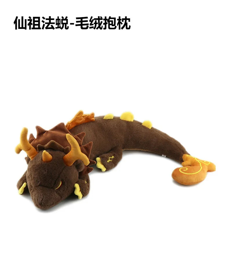 67cm Genshin Impact Zhongli Plush Toy – Soft Morax Dragon Stuffed Doll Pillow for Kids Christmas Gift